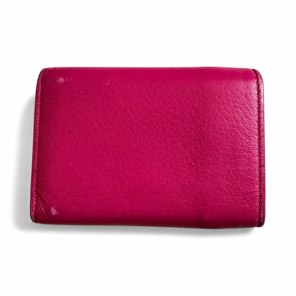 Balenciaga Fuchsia Leather Compact wallet - Picture 4 of 8